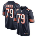Chicago Bears Theo Benedet Navy Team Game Jersey