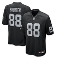 Las Vegas Raiders Justin Shorter Black Team Game Jersey