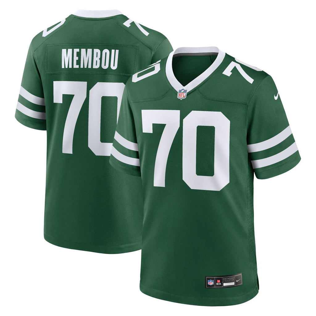 New York Jets Armand Membou Legacy 2025 NFL Draft First Round Pick Game Jersey