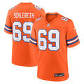 Denver Broncos Mark Schlereth Orange Retired Player Alternate Game Jersey
