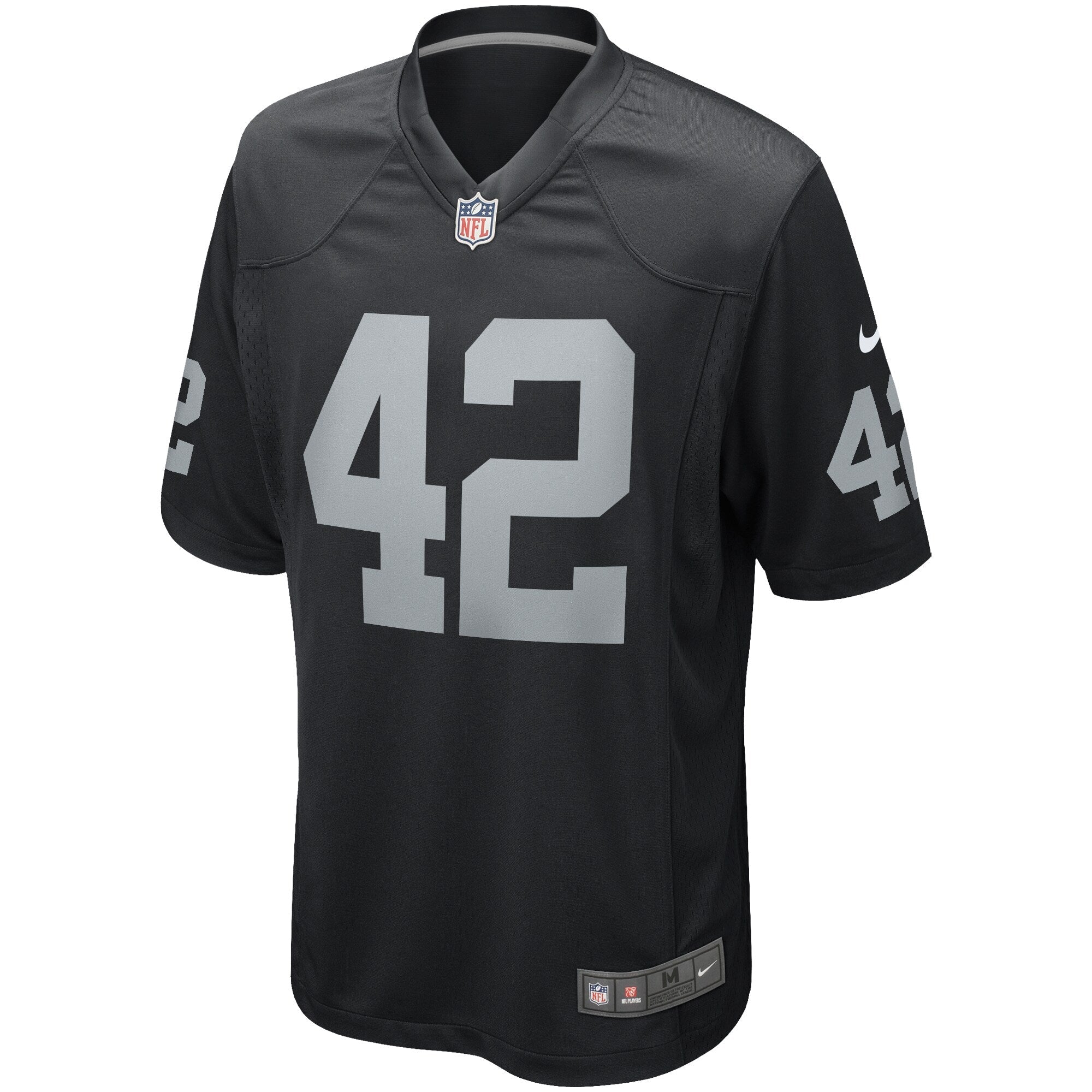Las Vegas Raiders Ronnie Lott Black Game Retired Player Jersey