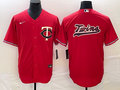 Men's Minnesota Twins Red Alternate Replica Team Logo jersey