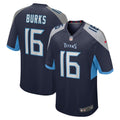 Tennessee Titans Treylon Burks Navy Player Game Jersey