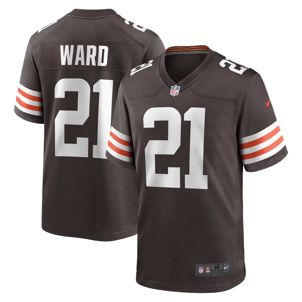 Cleveland Browns Denzel Ward Brown Game Jersey