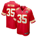 Kansas City Chiefs Jaylen Watson Red Game Player Jersey