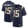 Los Angeles Chargers Ladd McConkey Navy Alternate Super Chargers Game Player Jersey