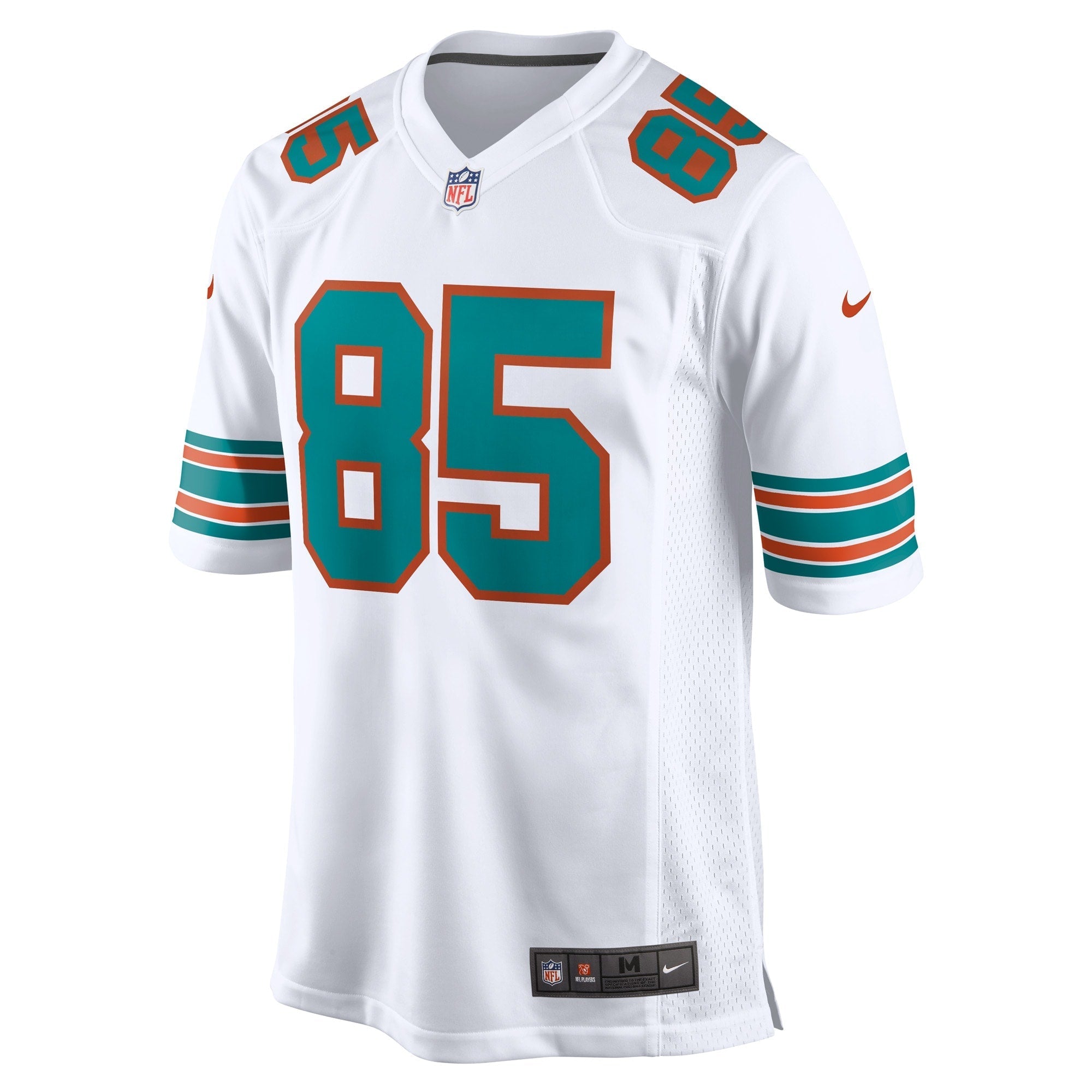Miami Dolphins Mark Duper White Retired Player Jersey