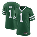 New York Jets Legacy Green #1 Dad Game Jersey