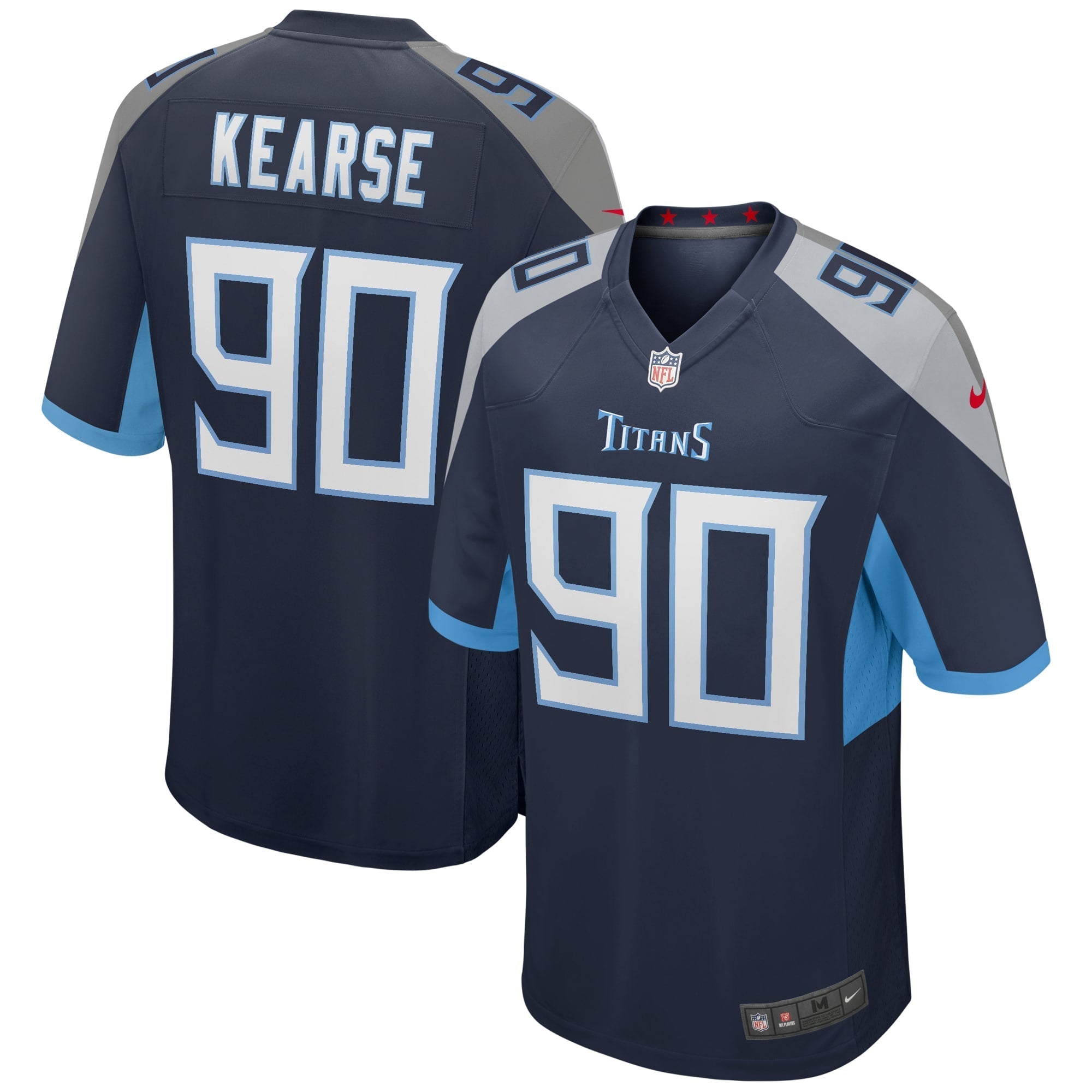 Tennessee Titans Jevon Kearse Navy Game Retired Player Jersey