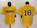 Men's Boston Red Sox Jarren Duran #16 Gold City Connect Replica Player jersey