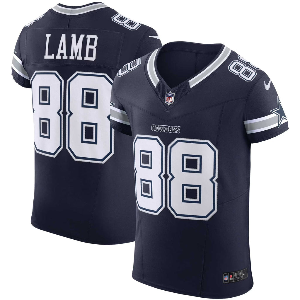 Dallas Cowboys CeeDee Lamb Navy Vapor F.U.S.E. Elite Jersey