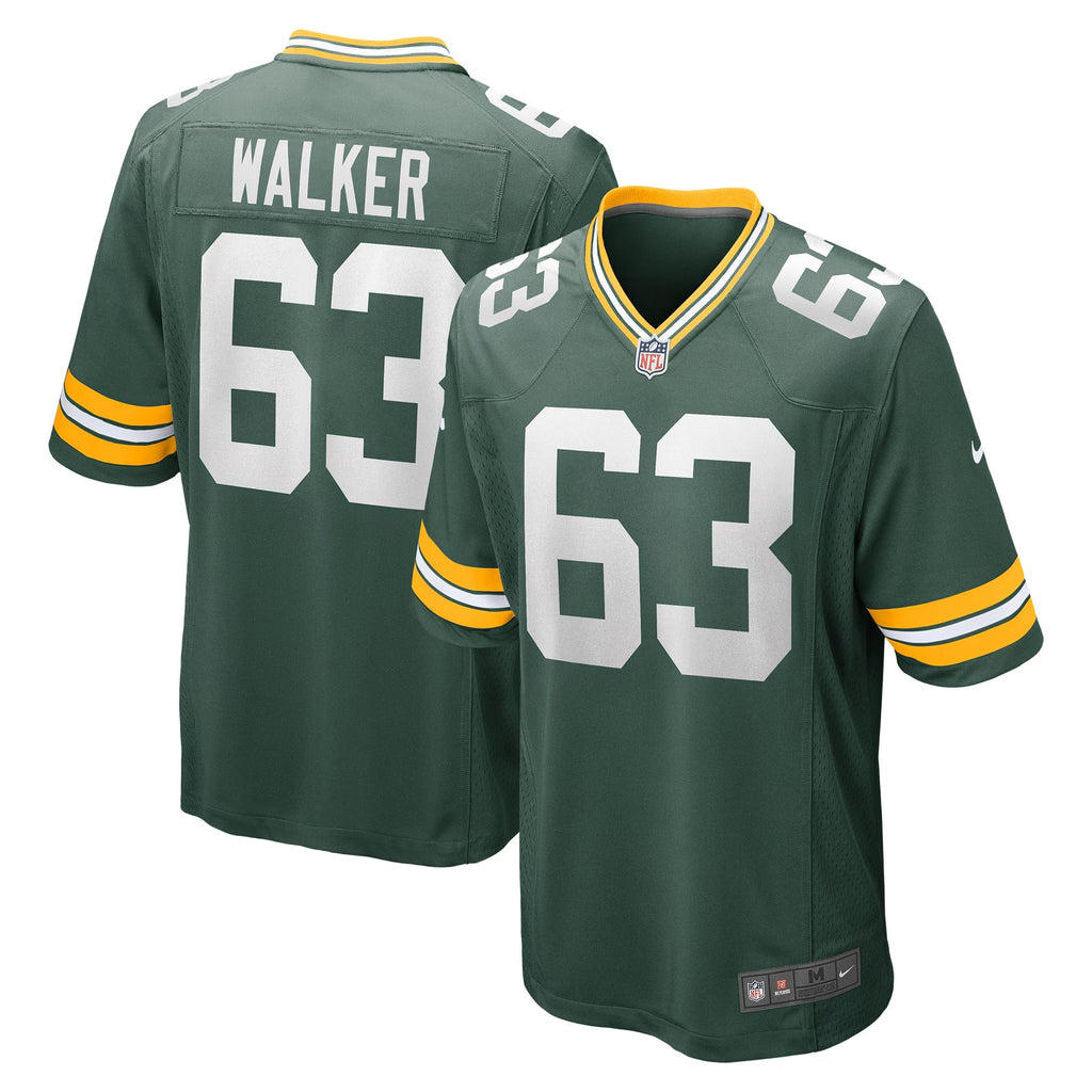 Green Bay Packers Rasheed Walker Green Game Player Jersey