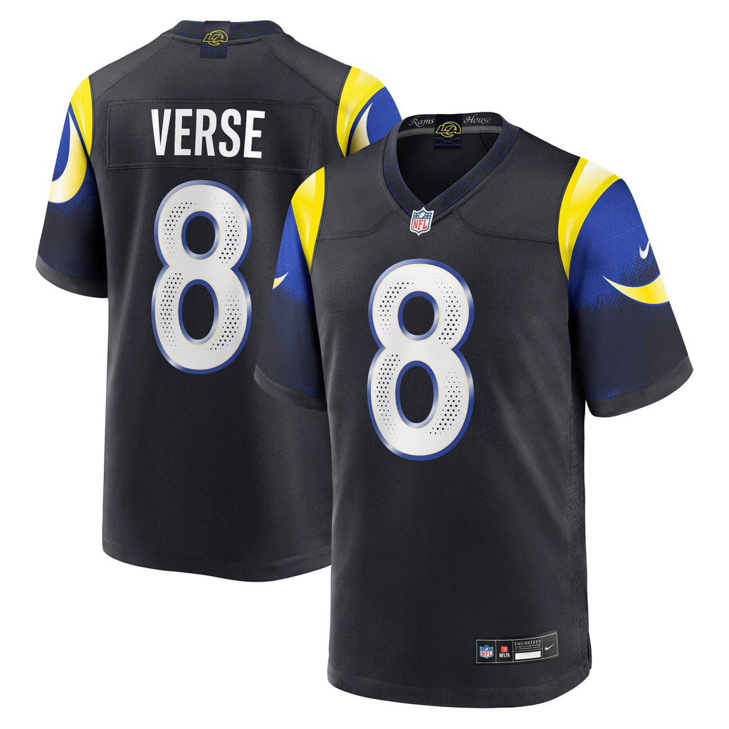 Los Angeles Rams Jared Verse Midnight Blue 2025 Rivalries Collection Game Jersey