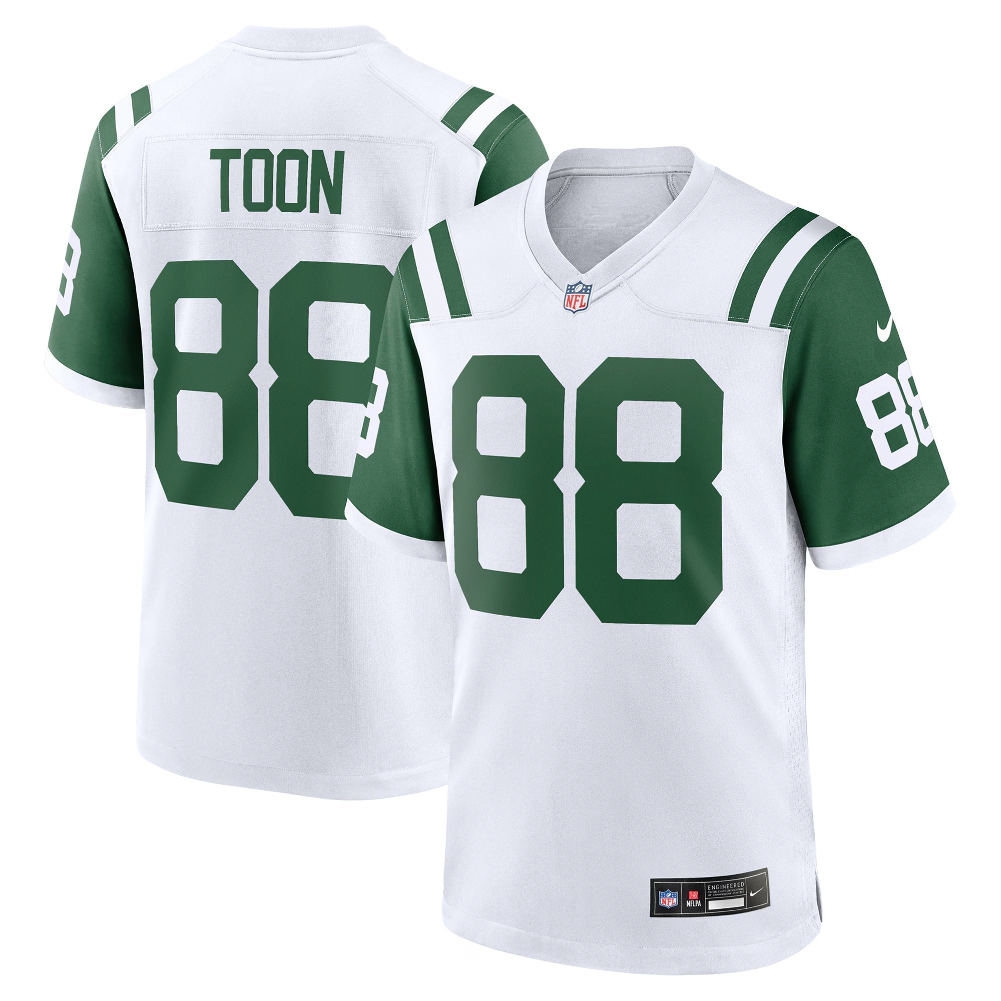 New York Jets Al Toon White Retired Player Alternate Game Jersey