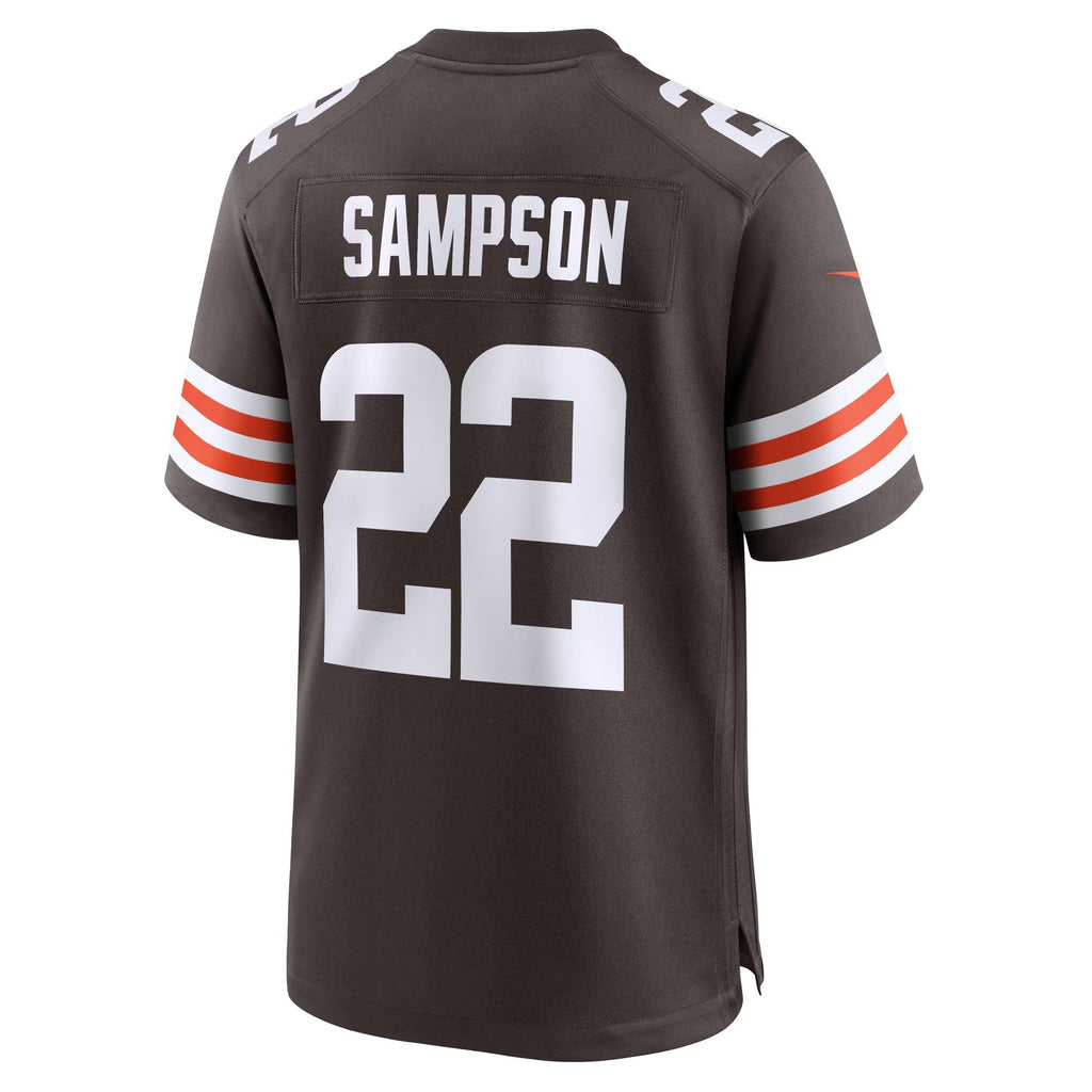 Cleveland Browns Dylan Sampson Brown Team Game Jersey