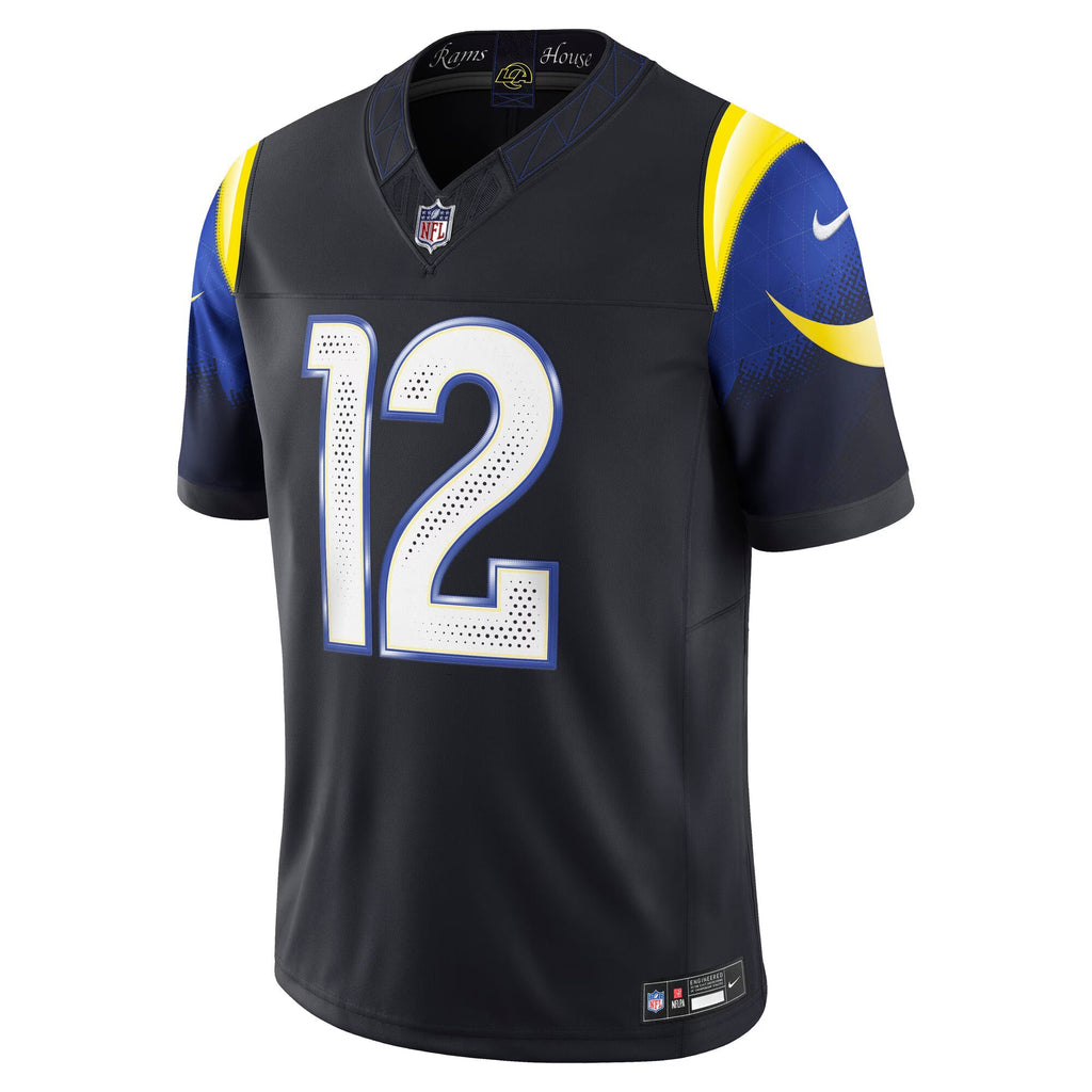 Los Angeles Rams Puka Nacua Midnight Blue 2025 Rivalries Collection Limited Jersey