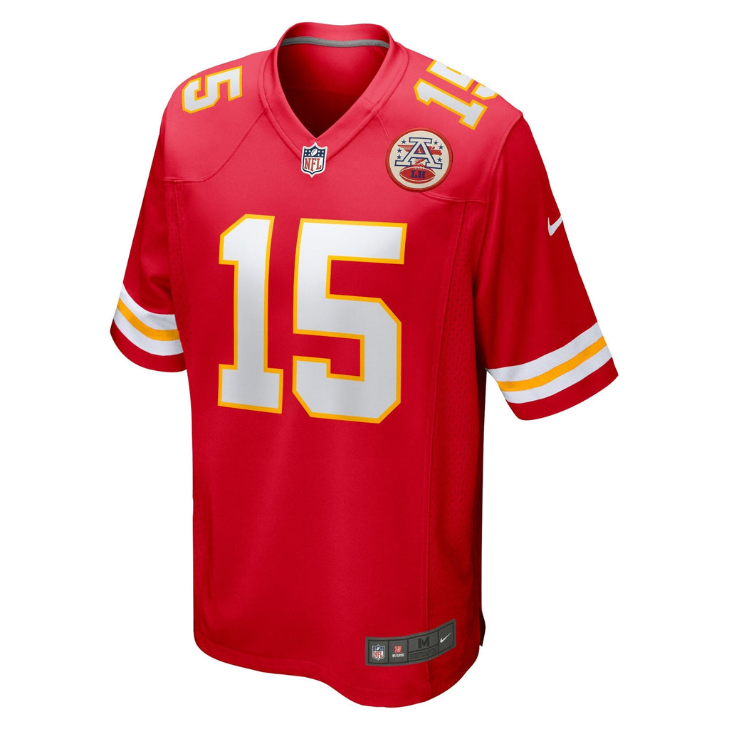 Kansas City Chiefs Patrick Mahomes Red Game Jersey