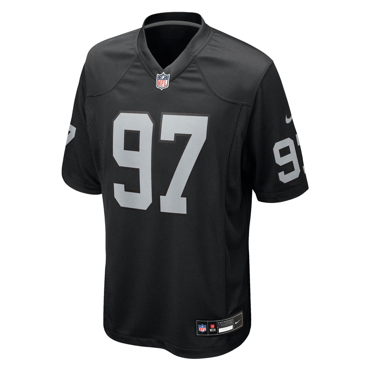 Las Vegas Raiders Tonka Hemingway Black Team Game Jersey
