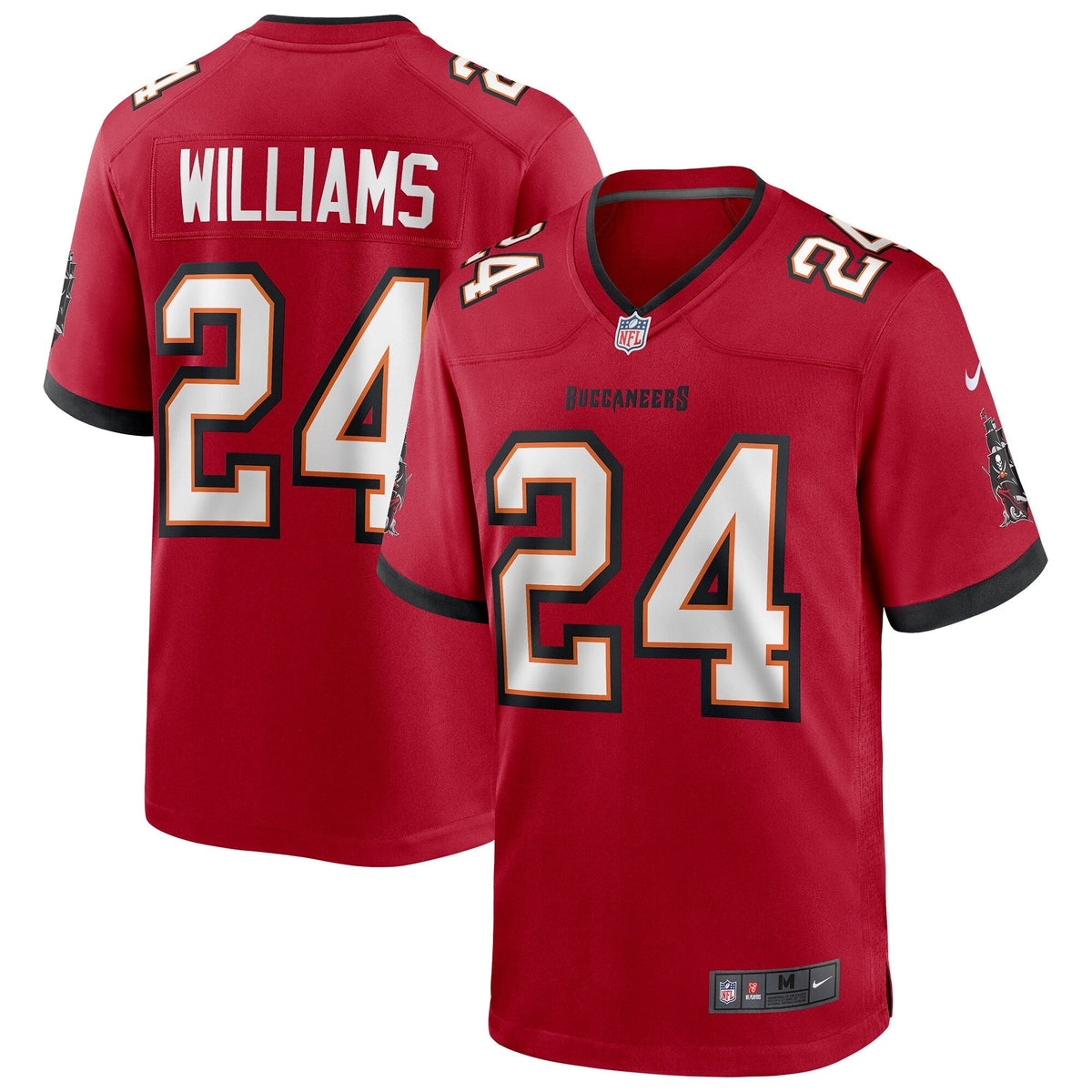 Tampa Bay Buccaneers Cadillac Williams Red Game Retired Player Jersey