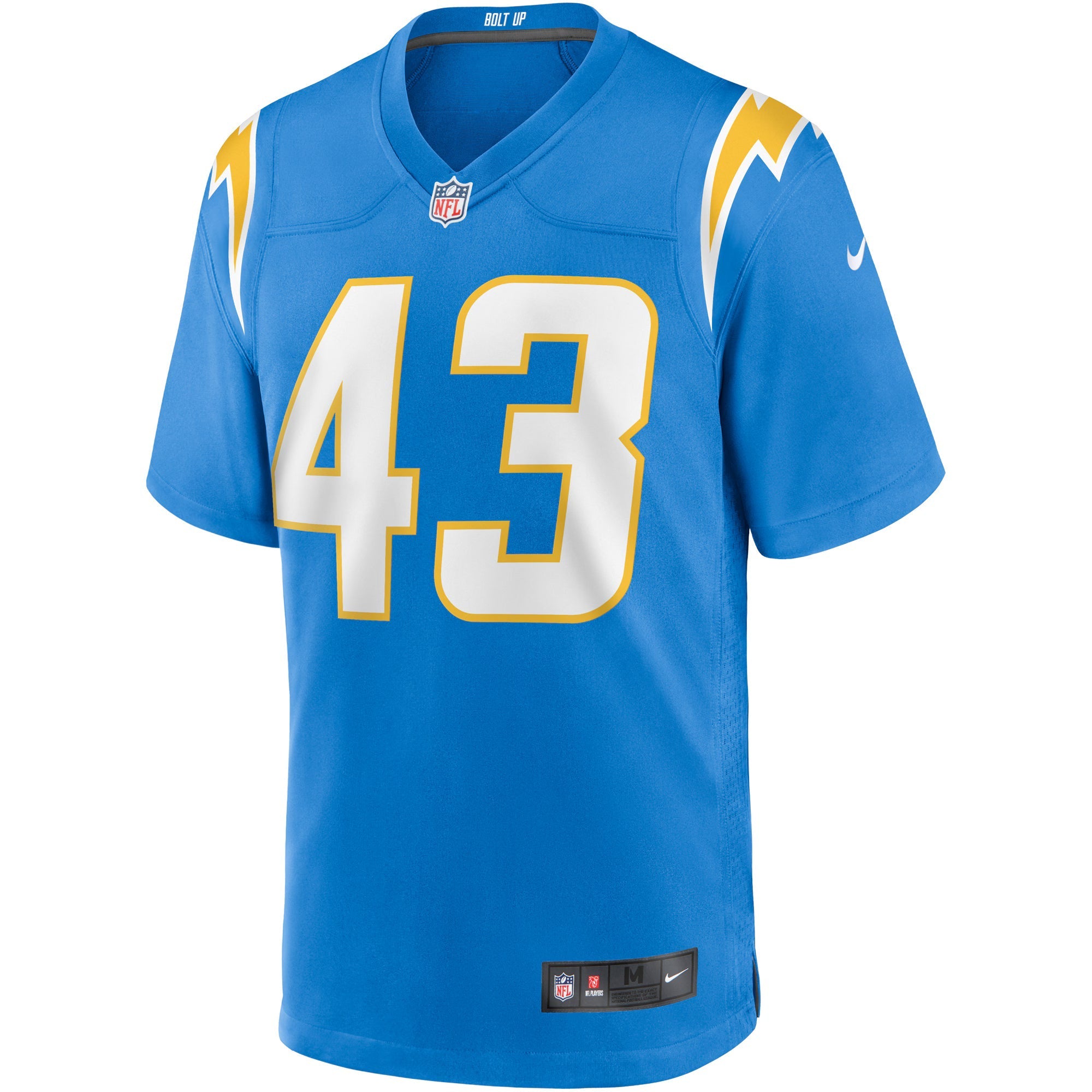 Los Angeles Chargers Michael Davis Powder Blue Game Jersey