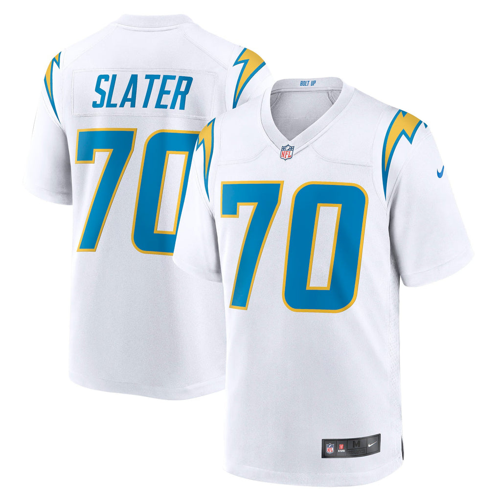 Los Angeles Chargers Rashawn Slater White Game Jersey