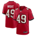 Tampa Bay Buccaneers Owen Wright Red Team Game Jersey