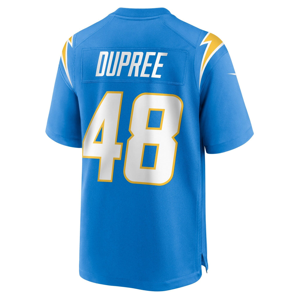 Los Angeles Chargers Bud Dupree Powder Blue Team Game Jersey