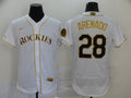 Men's Colorado Rockies Nolan Arenado #28 White Replica Team jersey