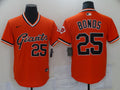 Men's San Francisco Giants Barry Bonds #25 Orange Replica Player jersey