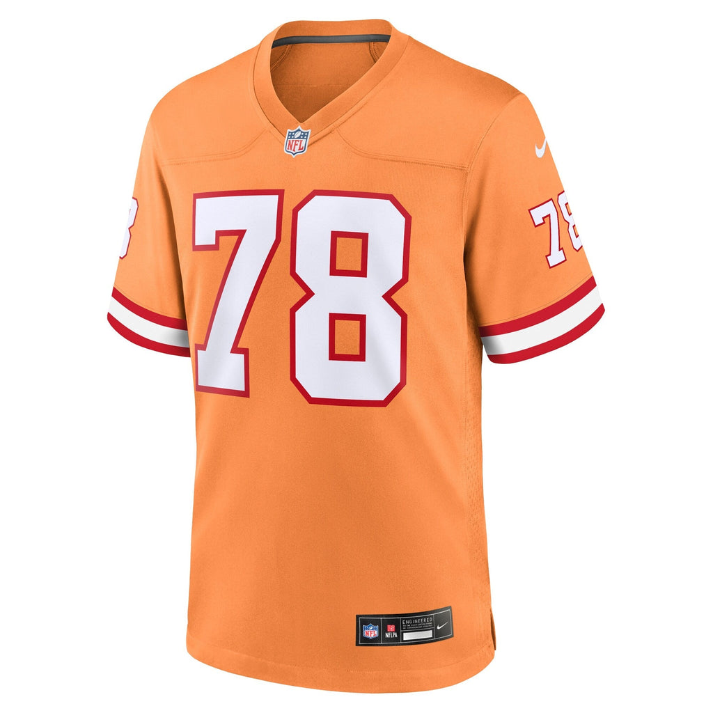 Tampa Bay Buccaneers Tristan Wirfs Orange Alternate Game Jersey