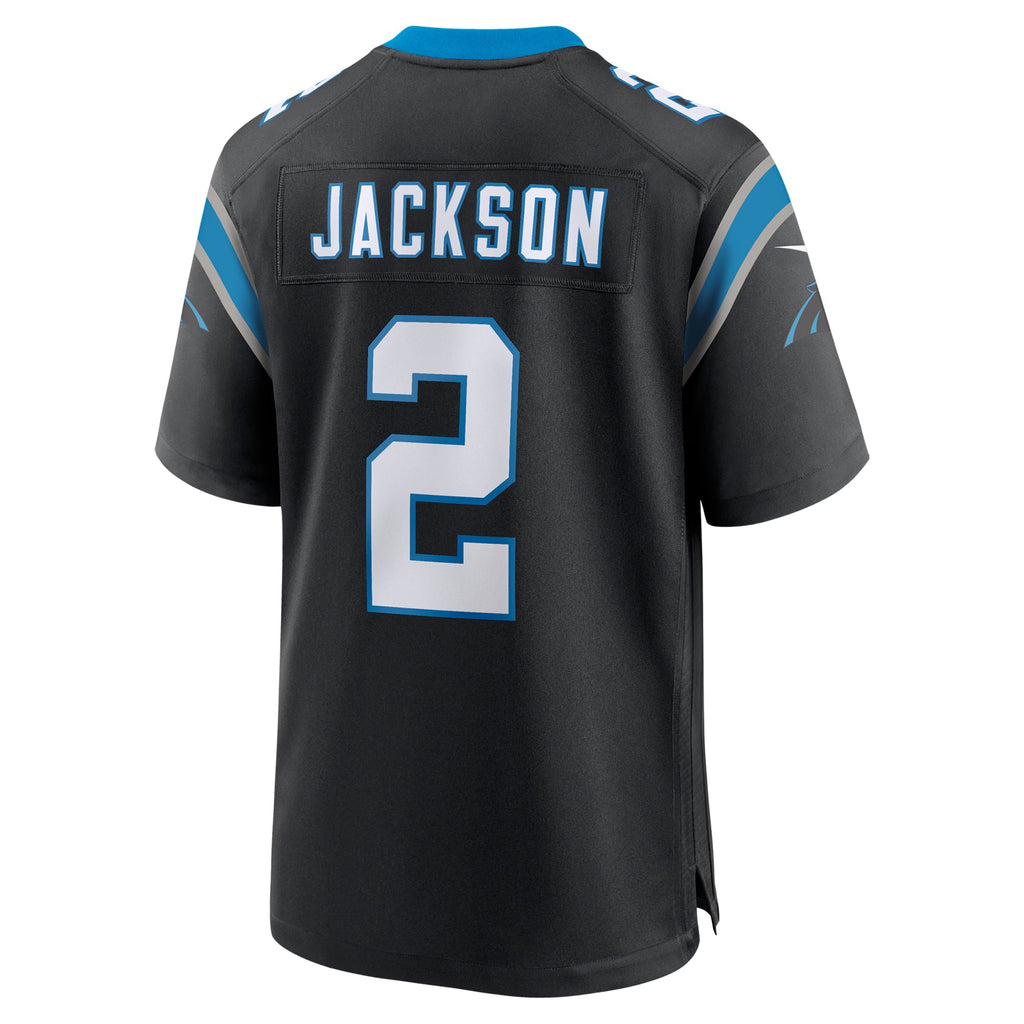 Carolina Panthers Mike Jackson Black Game Jersey