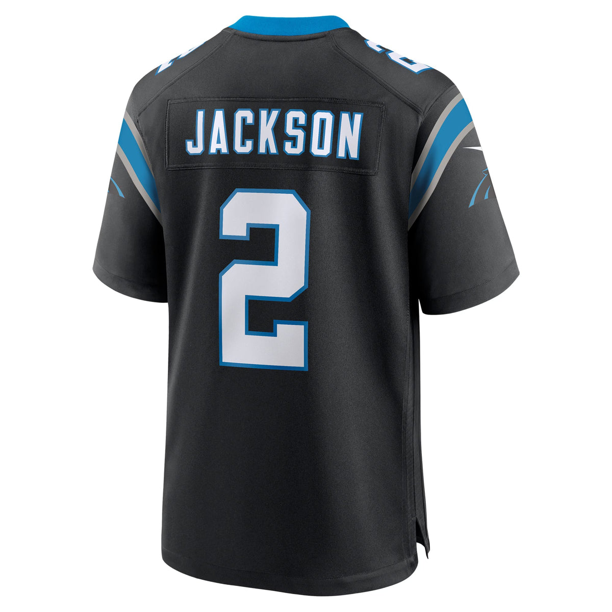 Carolina Panthers Mike Jackson Black Game Jersey