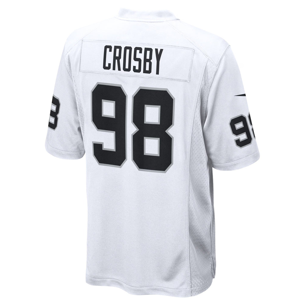 Las Vegas Raiders Maxx Crosby White Game Jersey