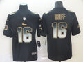 Men's Los Angeles Rams Jared Goff #16 Black Alternate Game jersey