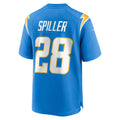 Los Angeles Chargers Isaiah Spiller Powder Blue Game Jersey
