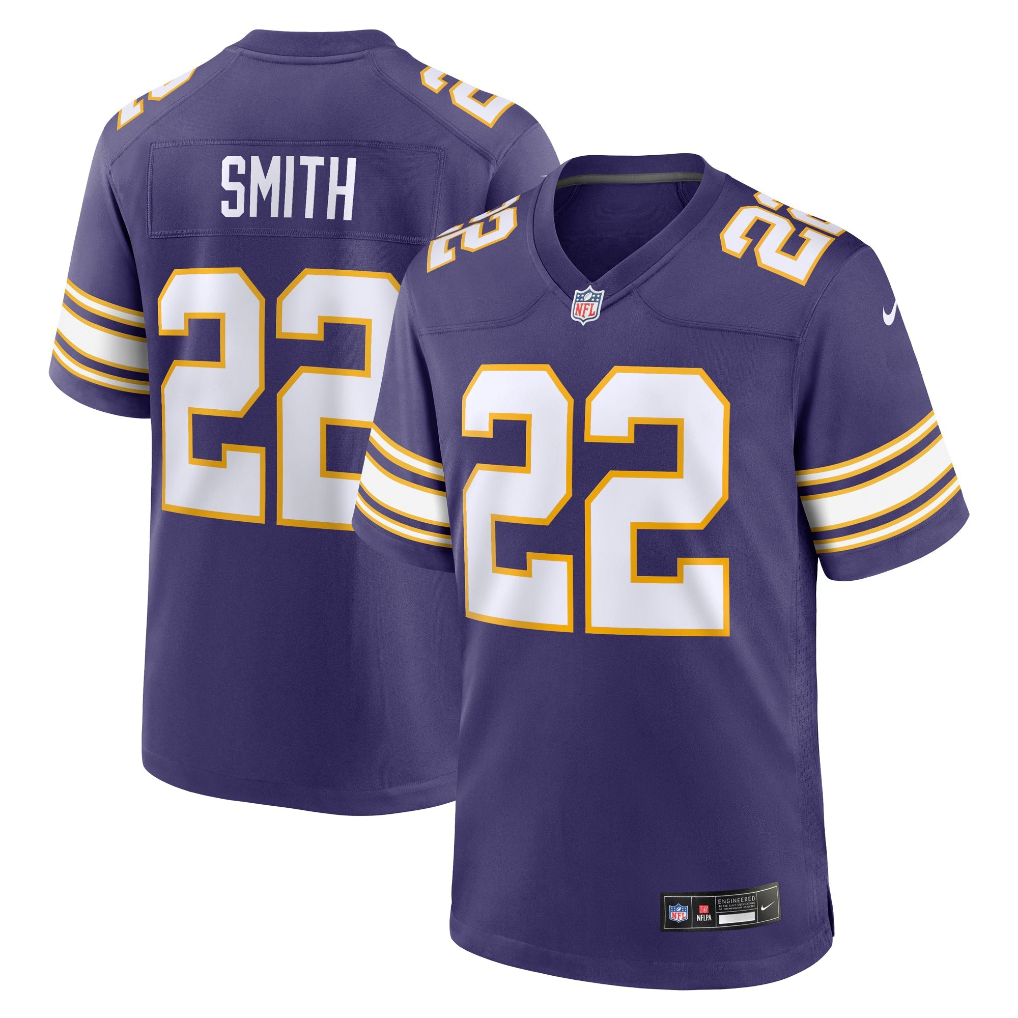 Minnesota Vikings Harrison Smith Purple Classic Player Game Jersey