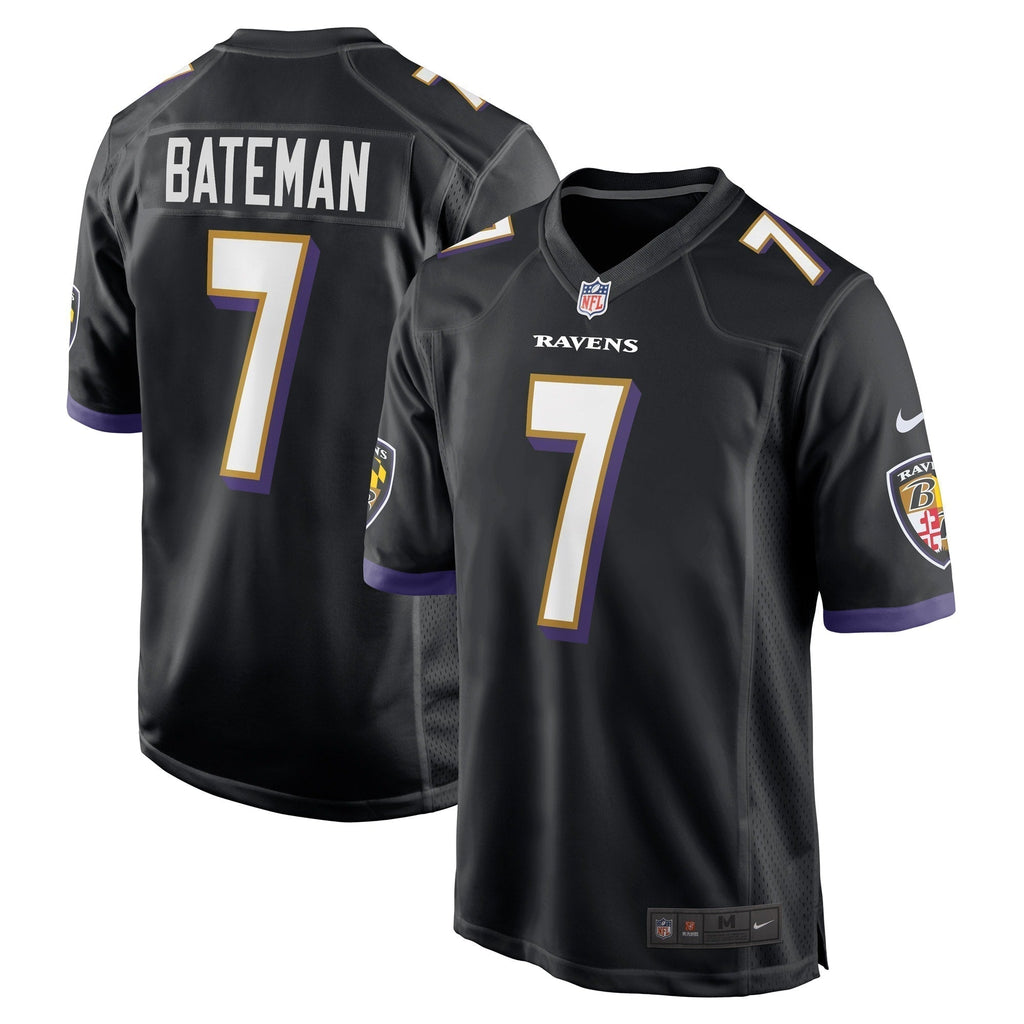 Rashod Bateman Baltimore Ravens Nike Game   Jersey - Black