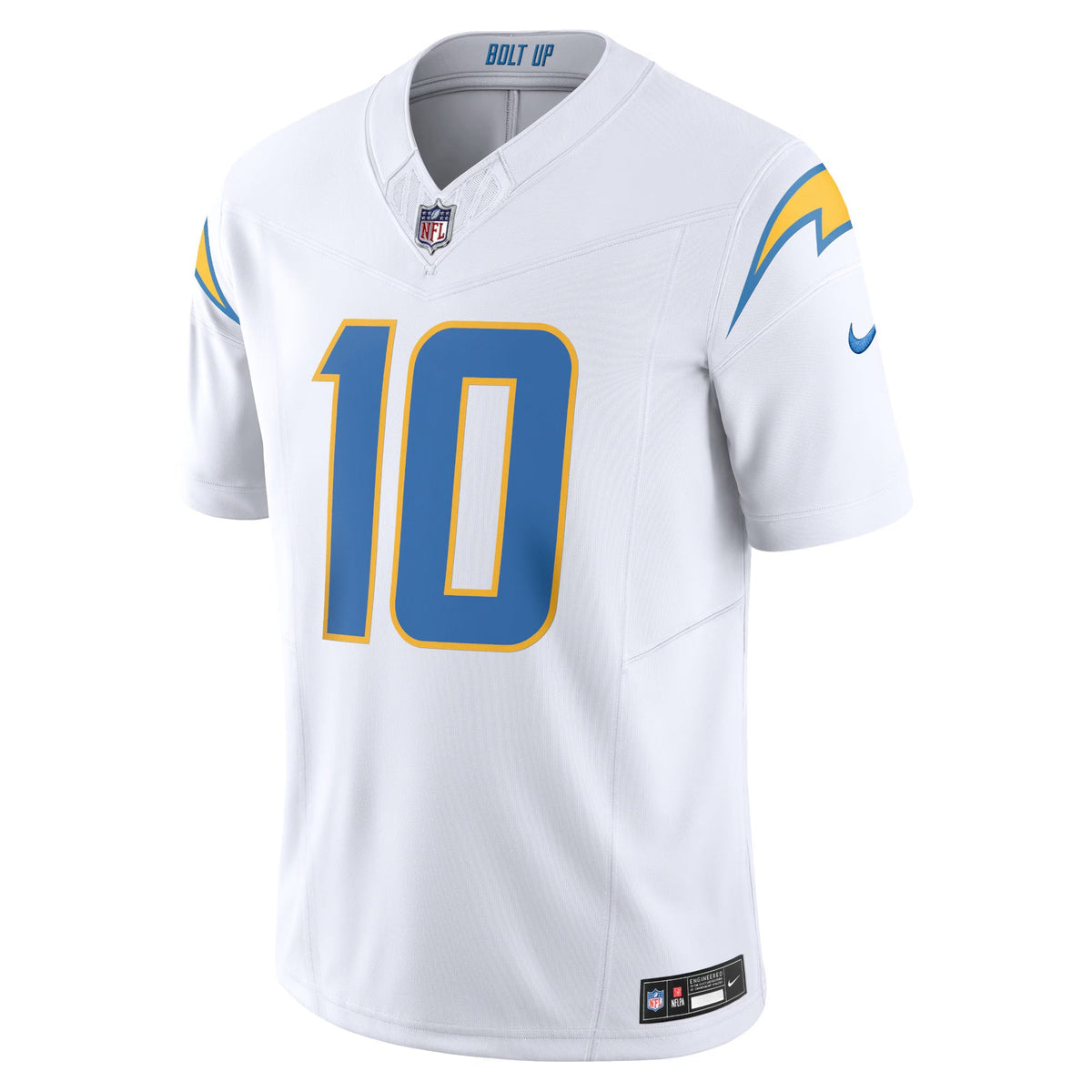 Los Angeles Chargers Justin Herbert White Vapor F.U.S.E. Limited Jersey