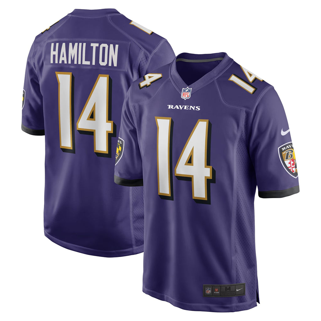 Baltimore Ravens Kyle Hamilton Purple Player Game Jersey