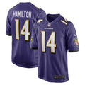 Baltimore Ravens Kyle Hamilton Purple Player Game Jersey