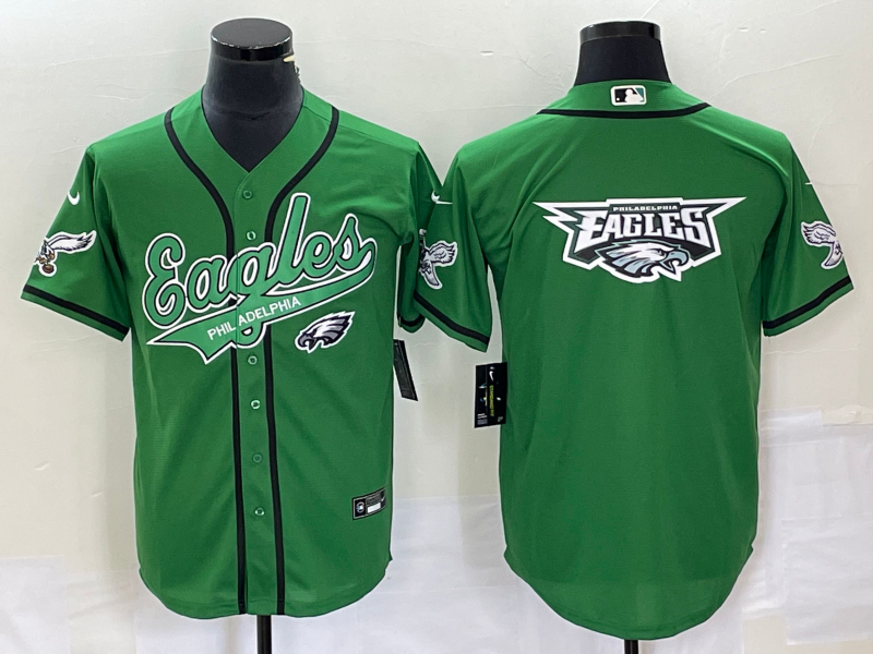 Men's Philadelphia Eagles Kelly Green Game jersey