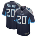 Tennessee Titans Tony Pollard Navy Game Player Jersey