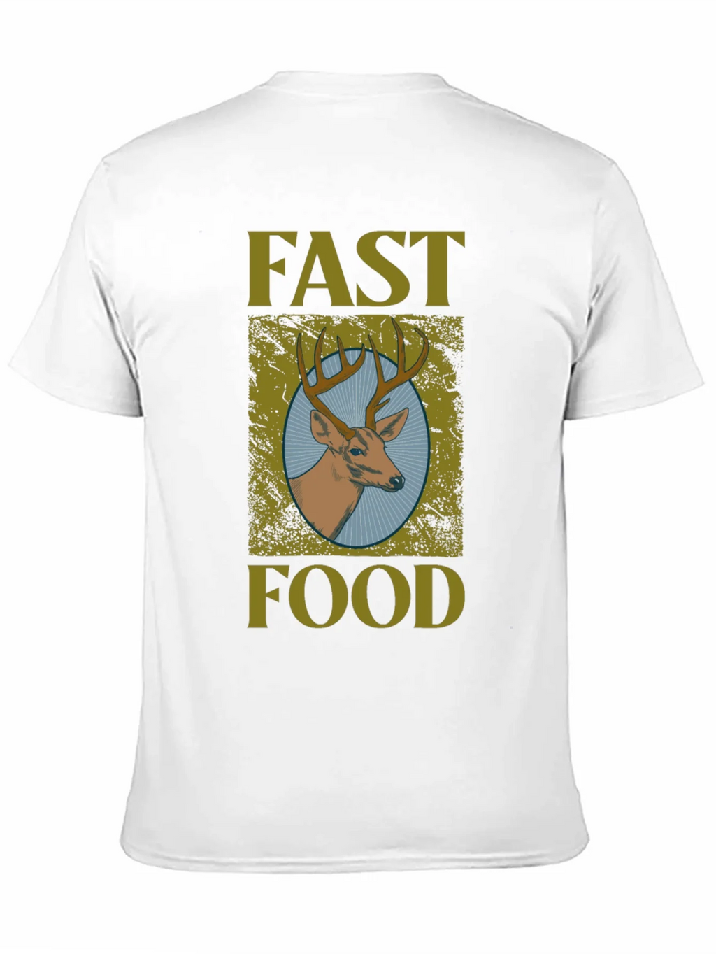 Fast Food Deer Graphic Tee - Unisex