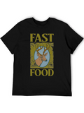 Fast Food Deer Graphic Tee - Unisex