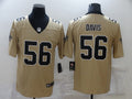 Men's New Orleans Saints Demario Davis #56 Gold Inverted Game Jersey1