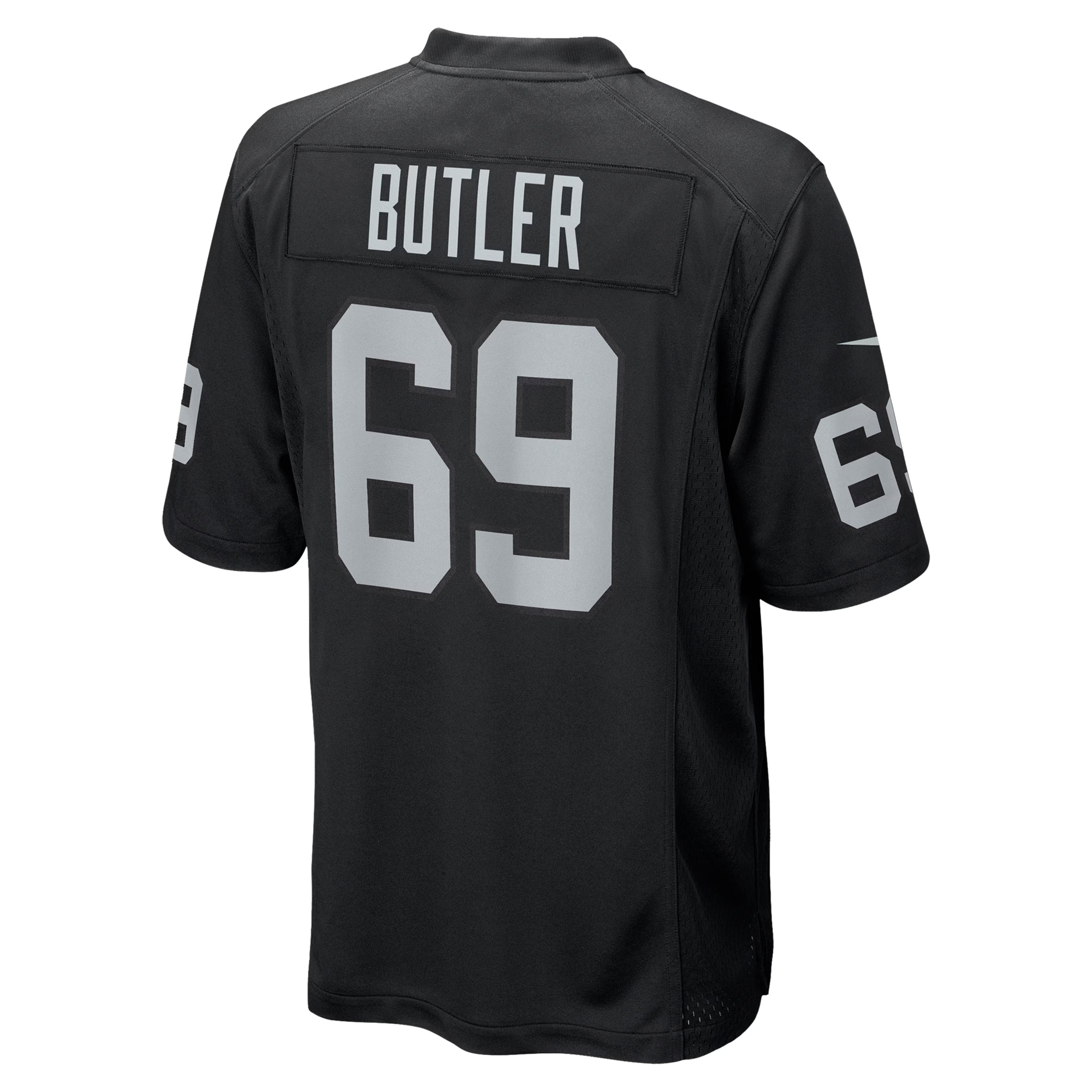 Las Vegas Raiders Adam Butler Black Team Game Jersey