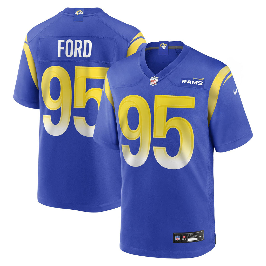 Los Angeles Rams Poona Ford Royal Team Game Jersey