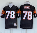 Men's Cincinnati Bengals Anthony Munoz Black Legacy Replica Jersey1