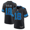 Detroit Lions Isaac TeSlaa Black Alternate Game Player Jersey