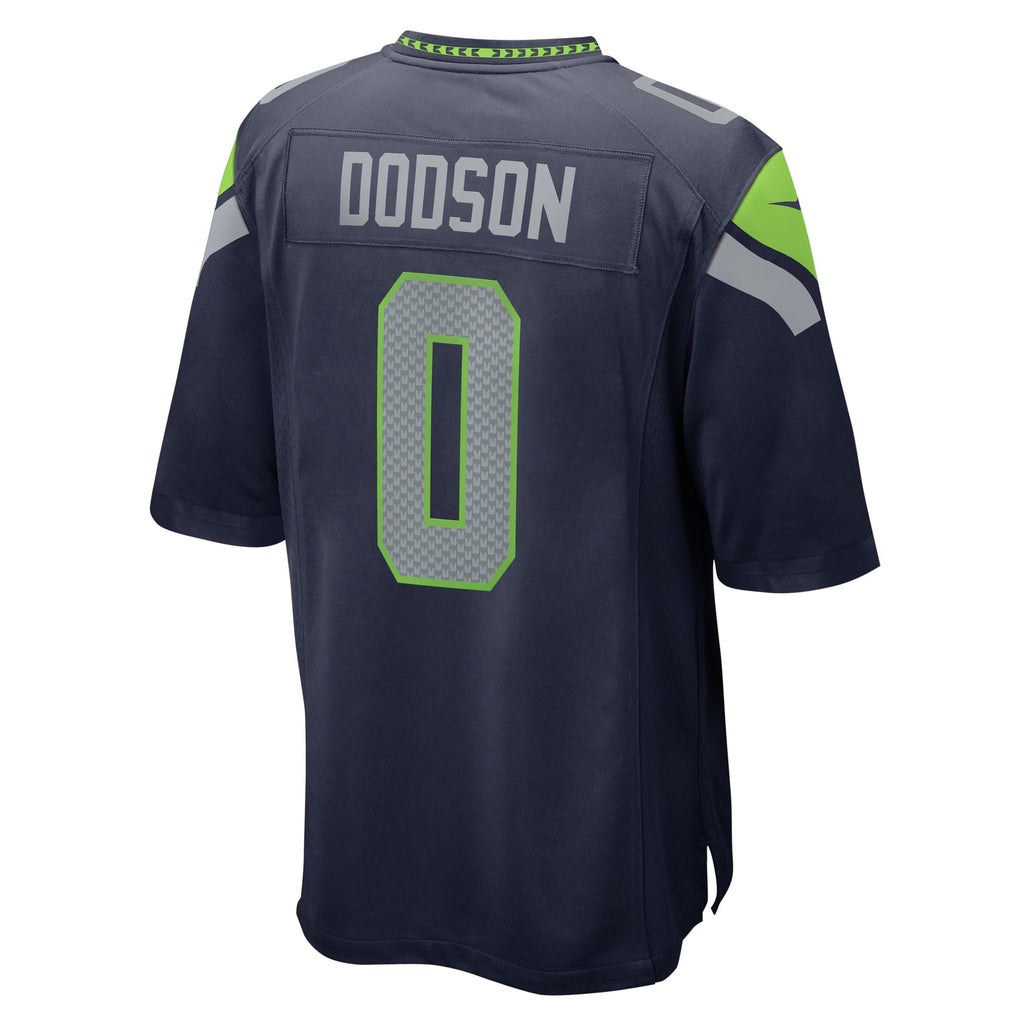 Seattle Seahawks Tyrel Dodson College Navy Game Jersey